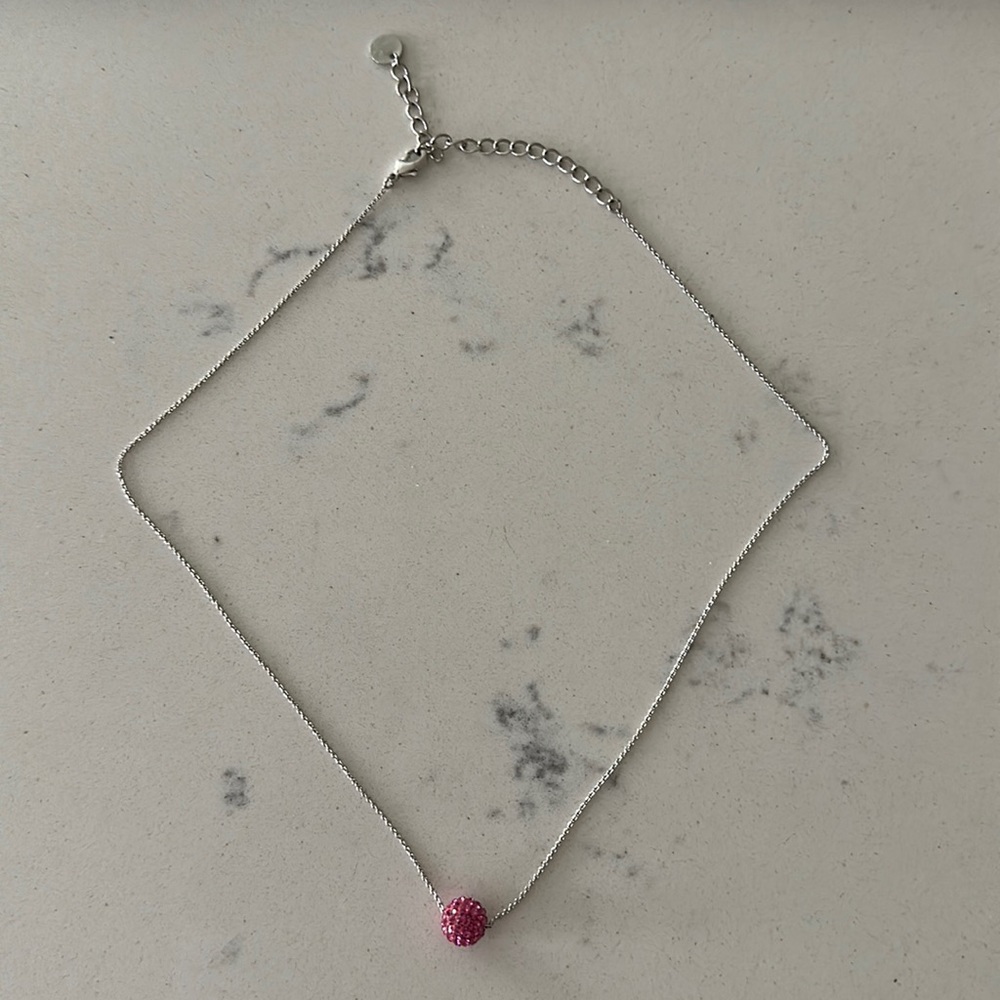 Swarovski Touchstone Crystal Pink Necklace
